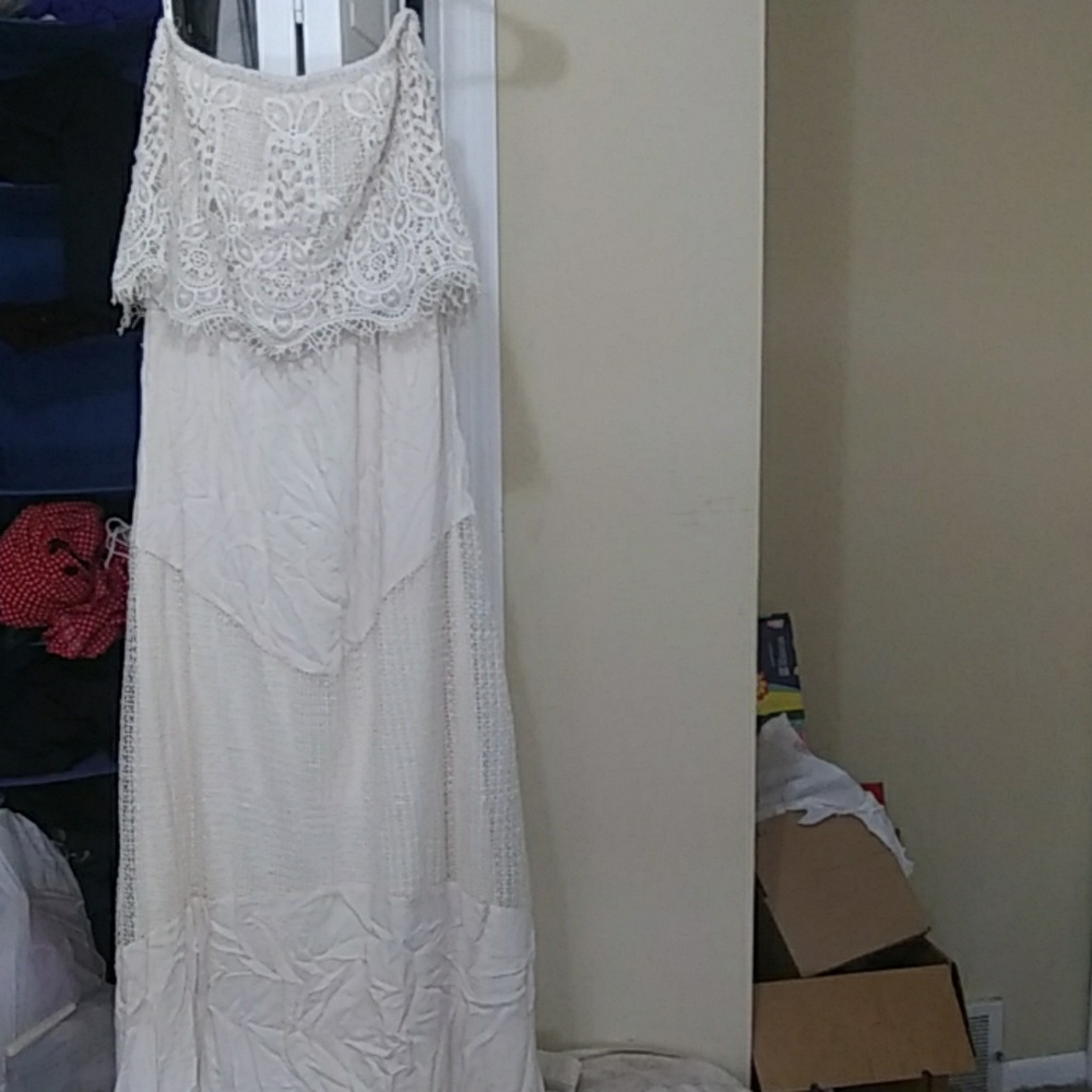 Tube top maxi dress